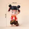 Meu Destino Está em Minhas Mãos, Não nas Mãos do Céu, Decorações de Bolo Desenho Animado Nezha e Ao Bing Toppers, o Terceiro Príncipe Demônio, e Inserções da Fita de Suspender o Céu Mista