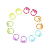 Agulha de Gancho para Laço Cor Metal Marca Fivela Marca Fivela Pintura Metálica Espiral Ferramentas DIY de Tricô