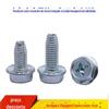 Parafuso autoblocante de alta resistência com dentes superfície de flange cruzada hexagonal externa YJT1088 parafuso auto-roscante triangular M5M6