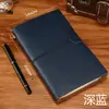 Logotipo personalizado de fábrica criativo pulseira de couro sintético retrô fivela de couro caderno bloco de notas porta-cartões manual