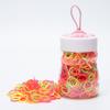 Banda de borracha descartável infantil dos desenhos animados engarrafado cor engrossada faixa de cabelo estilo coreano baby cabelo tie elástico atacado