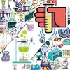 Compra Directa Transfronteriza de Temu de 50 Pegatinas Educativas Creativas, Pegatinas Personalizadas de Ciencia de Dibujos Animados de Equipos de Laboratorio de Química
