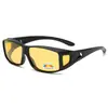 2026 Novo Conjunto de Lentes para Miopia Fashionável ao Ar Livre Óculos de Sol com Lente Amarela para Visão Noturna Esportes Ciclismo Unissex Óculos Polarizados