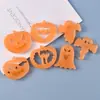 Molde de Resina de Cristal DIY Poppy Serie de Colgantes de Halloween Peculiares Calabaza Fantasma Etiqueta Molde de Silicona