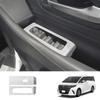 Adecuado para 23 Modelos de Alphard/Vellfire Serie 40 Decoración de Panel de Interruptor de Ventanilla Delantera de Acero Inoxidable