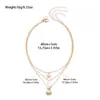 Collar de concha y estrella de mar transfronterizo europeo y americano más vendido para mujer, colgante de caracola de moda estilo oceánico, cadena versátil y elegante para la clavícula