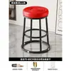 Taburete alto taburete de bar de lujo ligero con respaldo silla de bar hierro forjado isla casera silla de mostrador mostrador de caja registradora taburete de bar