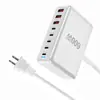 Carregamento de Mesa 600W Adaptador PD3.1 de Gálio-Nitrogênio 600W Explosões Transfronteiriças PD3.1 140W Cabeça de Carregamento Multifuncional
