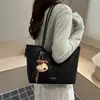 Bolsa Tote Ombro Grande de Alta Qualidade, Design Simples de Nicho Estilo Coreano, Grande Capacidade, Nova Tendência 2026, para Mulheres