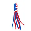 Bandeira Americana Dia da Independência Meias de Vento Decoração de Jardim Transfronteiriça Meias de Vento Ornamentos Pendurados Sacos de Direção do Vento Meias de Vento Estreladas no Atacado