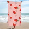Alfombra de rizo patrón de moda toalla para sudar toalla de playa toalla de baño chal toallita de microfibra impresión digital costero