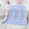 110*110cm toalla manta de baño para bebé gasa colcha infantil algodón de calidad para bebé 6 seis capas de gasa toalla de baño