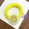2021 Nuevo Clip de Cara Sonriente para Teléfono, Anillo para el Cabello, Accesorios para el Cabello, Color Caramelo, Estilo de Chica Combinable con Celebridades de Internet Japonesas y Coreanas