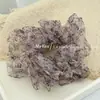 Goma para el pelo de gasa floral estilo coreano para mujer, versátil y elegante, para moños, accesorio de moda para el cabello de celebridades de internet