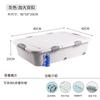Caja de almacenamiento para cama, caja de almacenamiento para el hogar con ruedas planas, tipo cajón, para ropa, colcha, acabado de plástico