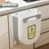 Lixeira de Cozinha Pendurada Doméstica Classificação de Lixo Dobrável Porta de Armário Pendurada na Parede Armazenamento para Banheiro Vaso de Papel