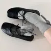 Sapatos Mary Jane estilo retrô francês de balé para mulheres, novo modelo 2026, versátil, confortáveis, adequados para o trajeto e uso casual, sapatos baixos rasos de sola única