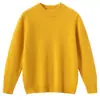 Suéter de Cor Sólida Doze Montanhas Liso Gola Alta Quente Suéteres Masculinos e Femininos Suéteres de Cashmere de Manga Longa Tricô Infantil Quente