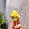 Llavero Creativo de Oso de Crema de Dibujos Animados Colgante para Llave de Coche Llavero de Pareja Colgante para Bolso de Niña Regalo