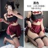 Lingerie Sexy para Mulheres, Uniforme de Cama Estilo Japonês Jk, Não Precisa Tirar, Conjunto de Uniforme de Marinheiro da Academia Puro Desejo, Minissaia Tentadora 5381