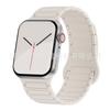 Adecuado para Iwatch9 Reloj Correa de Silicona Magnética Bicolor de Tres Cuentas Hebilla de Lazo de Dos Secciones Correa de Silicona para Apple Watch