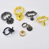 Manija de Anillo para Cajón de Aleación de Zinc de Nuevo Estilo Chino Manija de Anillo para Caja de Madera Manija de Aleación de Zinc de un Solo Agujero para Maleta