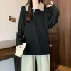 Moda Feminina Plus Size Primavera 2026 Estilo Chanel Retrô Padrão Espinha de Peixe Camisa Top Emagrecedor
