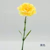 Cravos de seda artificial, variedade de haste longa de haste única, variedade de haste curta, ideais para o Dia das Mães, decoração de casa e arranjos de mesa.. Flores artificiais altamente recomendadas