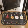 Alfombrilla absorbente de tierra de diatomeas para entrada de baño, alfombrilla antideslizante y resistente a la suciedad, alfombra de secado rápido para baño, inodoro y aseo