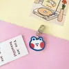 Llavero de Oso Corazón Girly Ins Japonés y Coreano Colgante de Bolsa de Conejo Dibujo Animado Lindo Celebridad de Internet Colgante para Set de Auriculares Simple