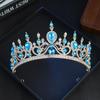 Dropshipping Artículos Pequeños al Por Mayor: Diadema Corona de Cristal con Pedrería Plata Oro Claro Accesorio para el Cabello para la Boda de la Novia
