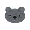 Alfombrilla antideslizante para baño con forma de oso y ventosas para lavar los pies, alfombrilla anticaídas para bañarse, herramienta de baño para personas perezosas para eliminar la piel muerta, alfombrilla para el suelo de la ducha