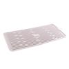 Wellsili Esterilla Filtro de Agua Esterilla para Mesa de Comedor Esterilla Antideslizante Esterilla Aislante Posavasos Esterilla de Silicona Drenante de Grado Alimenticio