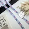 Fita colorida pequena floral tecida estilo étnico renda bordada saia Lolita decoração Hanfu acessórios DIY feitos à mão