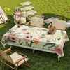 Mantel para Mesa de Camping al Aire Libre Estilo Americano, Impermeable, Resistente al Aceite, Protector Solar Mantel para Mesa de Picnic Mantel para Mesa Plegable Tipo Rollo de Huevo Atmosférico