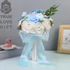 Boda Estilo Occidental Suministros de Boda Novia Dama de Honor Rosa Simulación Flor de Mano Suministros para Sesión de Fotos de Boda Hecho a Mano