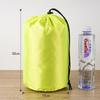 Bolsa de embalagem de tecido Oxford diamante poliéster com cordão bolso retrátil bolsa de acabamento para armazenamento de roupas atacado