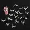 Accesorios para Uñas con Incrustaciones de Cobre y Circonia Estilo Francés Lateral 3D Versátil Borde Metálico Decoración Pedrería para Uñas