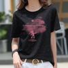 Body para mujer, verano 2021, nuevo estilo coreano, camiseta brillante, seda de hielo, suelta, versátil, talla grande, manga corta, top con lentejuelas