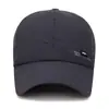 Chapéu Estilo Coreano Masculino de Secagem Rápida para Esportes ao Ar Livre Boné de Baseball Aba Respirável de Verão Proteção Solar Chapéu de Pesca Chapéu de Rede