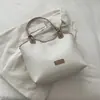 Bolso Cruzado Casual Estilo Coreano Color Sólido 2026 Nuevo Texturizado Casual Gran Capacidad Vintage Chic de Hombro Único para Mujer