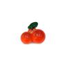 Amazon buraco para pendurar frutas quentes Pingente de cereja acrílico transparente Cereja DIY brincos feitos à mão acessórios para colar