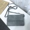Bolsa de Celular de Ombro Único Simples e Moderna Estilo Coreano Combina com Tudo Casual Fosca Bolsa de Celular Feminina Estilo Ocidental Bolsa Transversal Feminina
