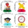 Conjunto de 4 peças de decoração de festa de formatura para pré-escola e jardim de infância europeia e americana transfronteiriça de 2025, decoração de favo de mel, atacado