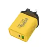 Adaptador de Corriente Plateado de 65W AC 5V2A12W Adecuado para Teléfonos Apple y Android, Cabezal de Carga para Exportación Transfronteriza