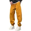 Pantalones Gruesos Cálidos Cortavientos de Invierno para Hombre, Joggers Sueltos Cómodos de Alta Calidad, Pantalones Versátiles Casuales para el Trabajo