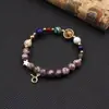 Comercio Exterior Transfronterizo Moda Pulseras de las Doce Constelaciones Pulseras de Piedra Natural de los Ocho Planetas Pulseras de las 12 Constelaciones Más Vendidas Venta al por Mayor