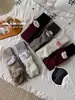 Nuevos Pantalones Térmicos de Invierno para Niñas Forrados de Polar Pantalones de Calceta Gruesos Infantiles Parcheados de Dibujos Animados Pantalones Largos Ajustados para Niñas