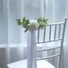 310 Decorações de Casamento Anjo Eterno, Estilo Floresta Nórdica, Flores para Encosto de Cadeira de Folha de Eucalipto, Flores para Casamento e Banquete, Flores da Amazônia
