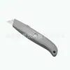 Caja de cuchillo de utilidad práctica cuchillo para desembalar aleación de aluminio es una hoja retráctil de múltiples engranajes RX27104